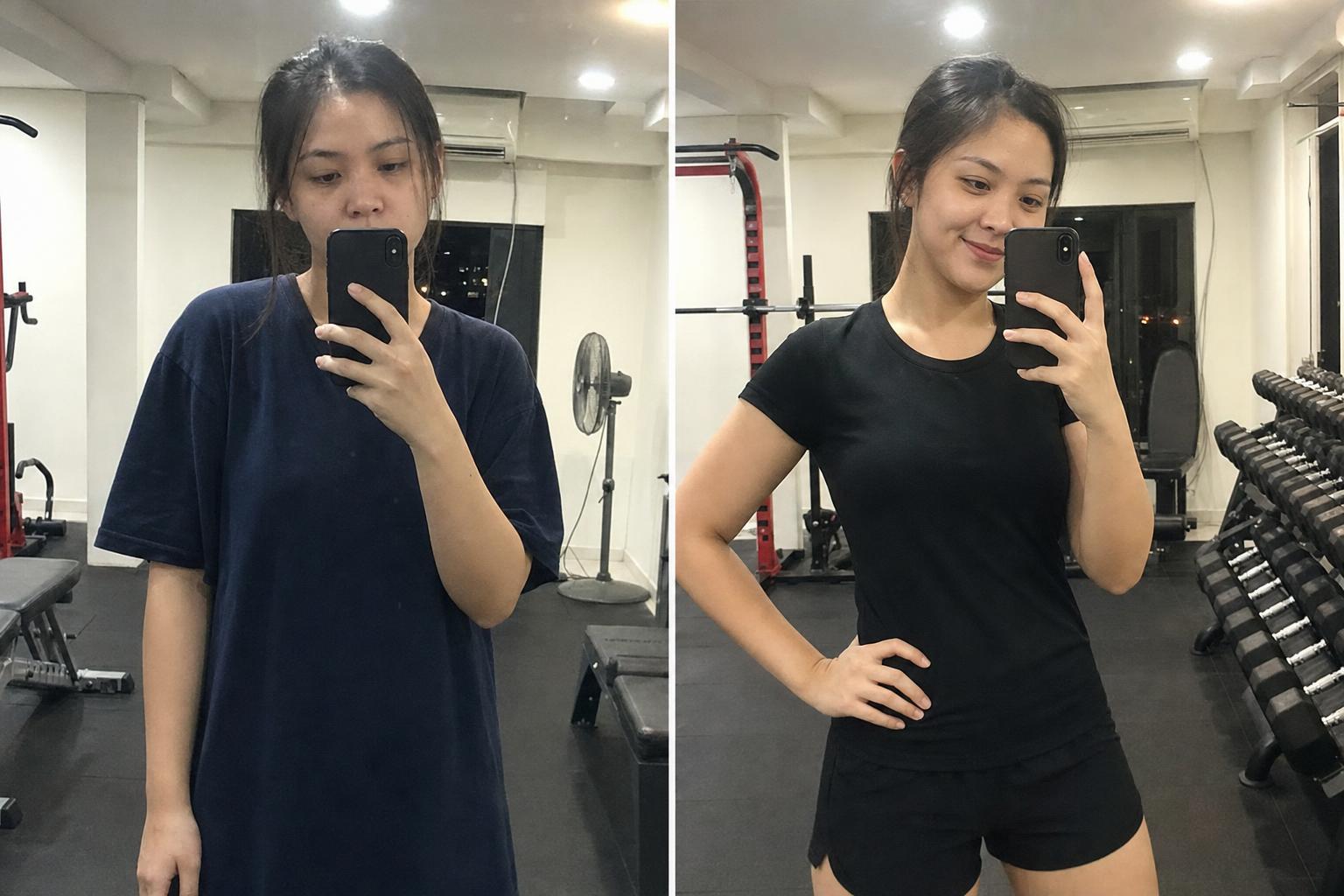 Before and after: Cheryl