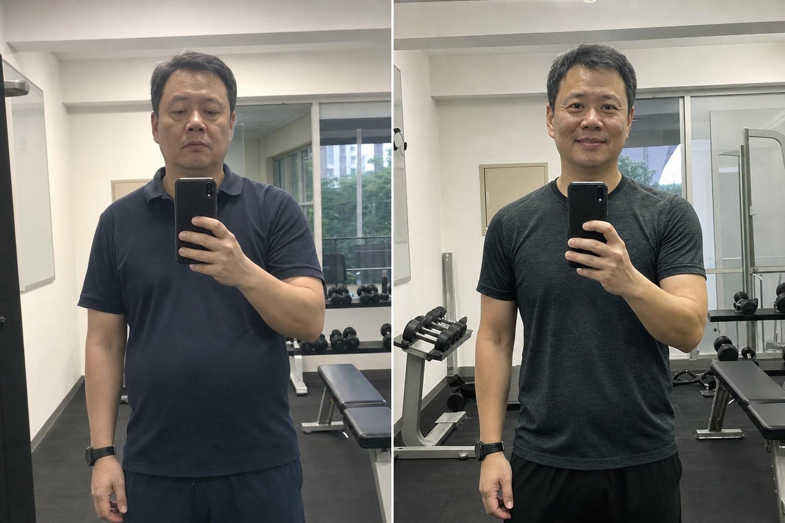 Before and after: David